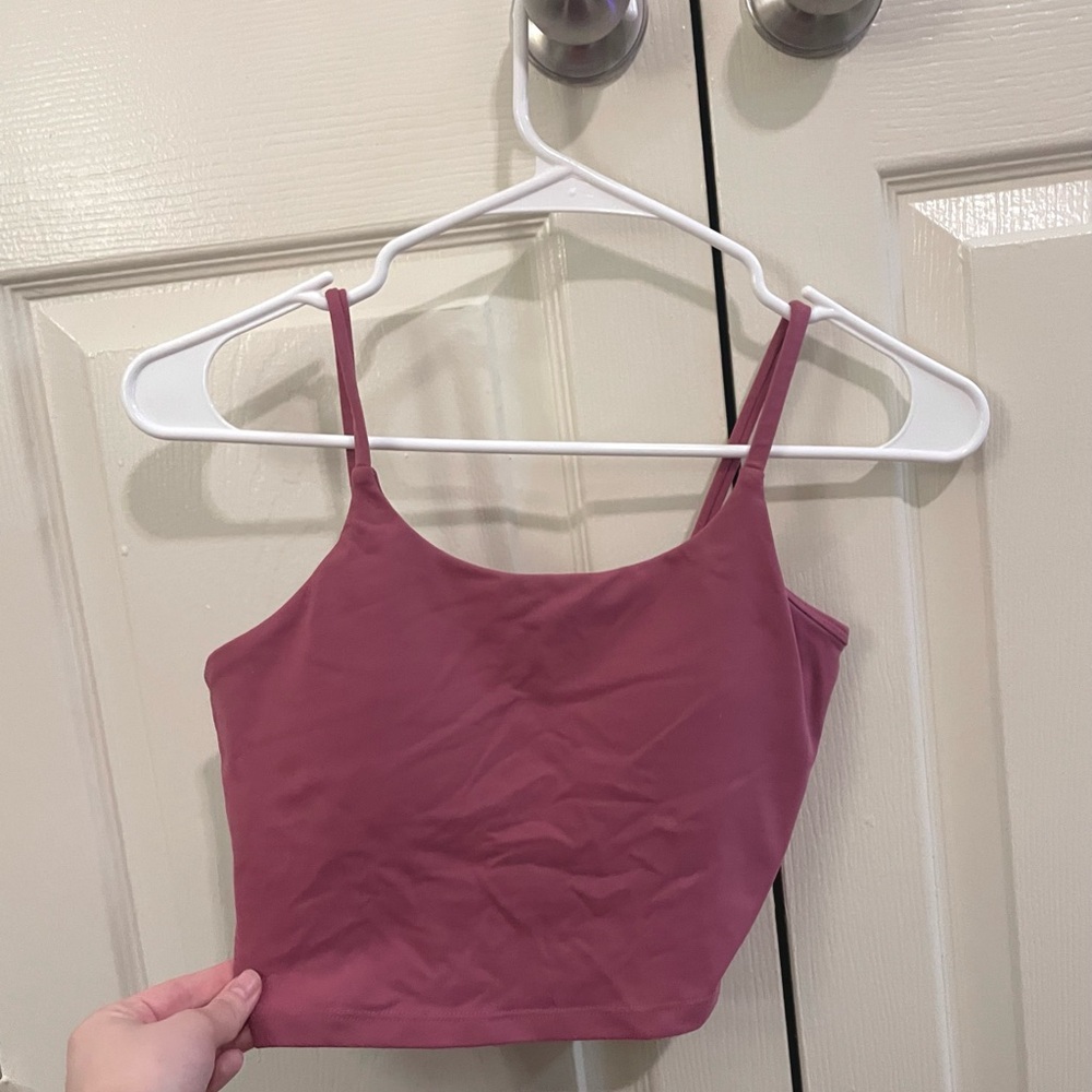 Padded workout tank
